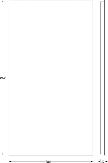 Зеркало в ванную Evoform  60 см  BY 2010 - 2