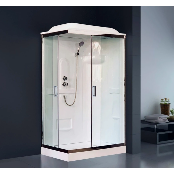 Душевая кабина Royal Bath HP 120х80 R профиль хром стекло прозрачное RB8120HP1-T-CH-R - 1