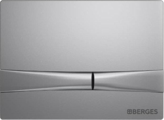 Система инсталляции для унитазов Berges Wasserhaus Novum с кнопкой смыва, матовый хром 040252 - 5