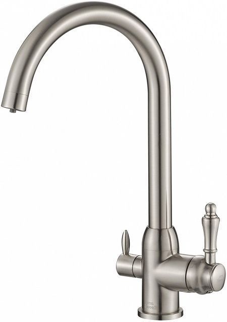 Смеситель Steel Hammer SH 723 SATIN для кухонной мойки - 0