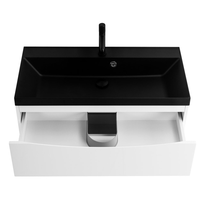 Тумба с раковиной BelBagno Marino 80 белый  - 12