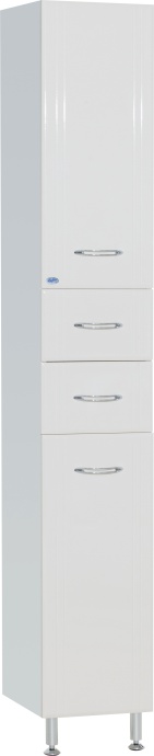 Шкаф-пенал Bellezza Уют 30 белый универсальный 4625002110012 - 0