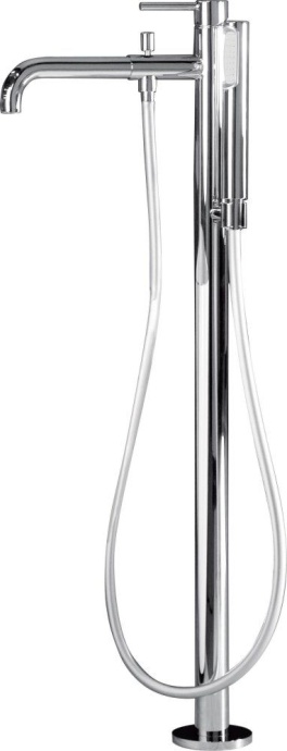 Смеситель Webert Elio EL851101015 напольный, хром - 0