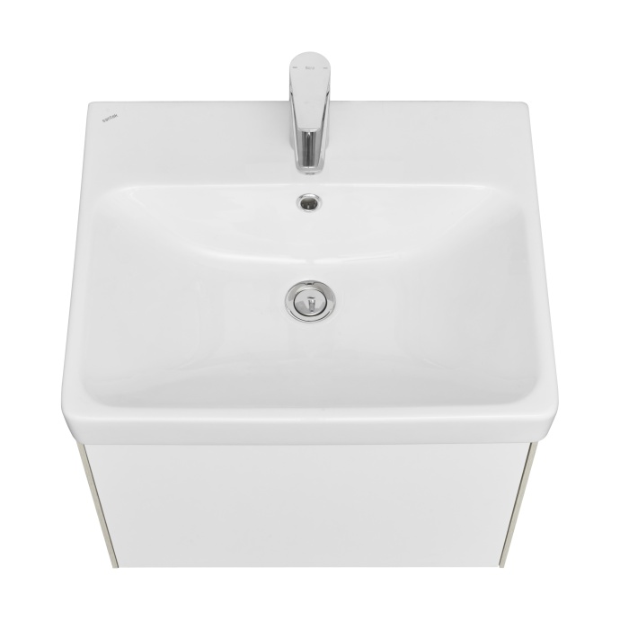 Комплект мебели Aquaton Асти 55 белый-светлое дерево - 3