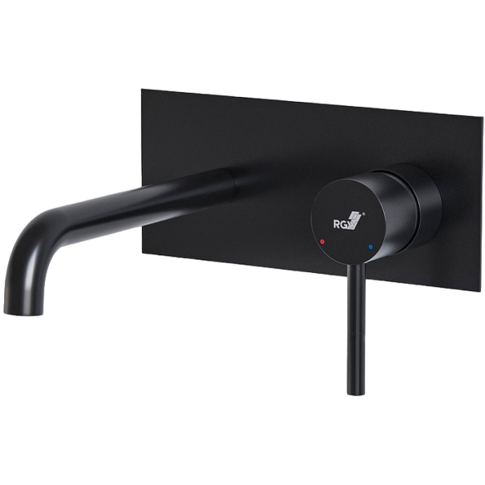 Смеситель для раковины RGW Shower Panels SP-45-11B черный матовый 51140545-04 - 0