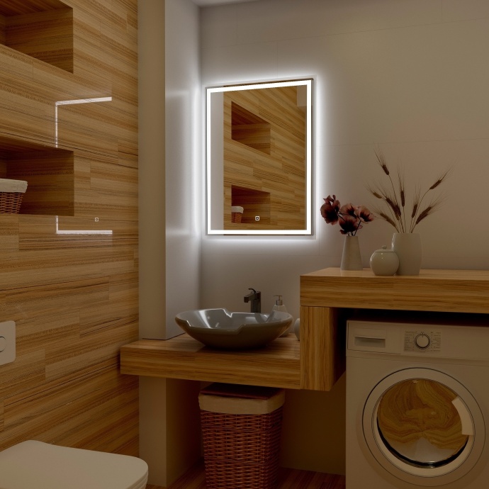 Зеркало Art&Max Monza 60х80 AM-Mon-600-800-DS-F - 1