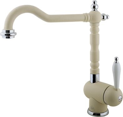 Смеситель для кухонной мойки Timo Morea  2406F champagne - 0