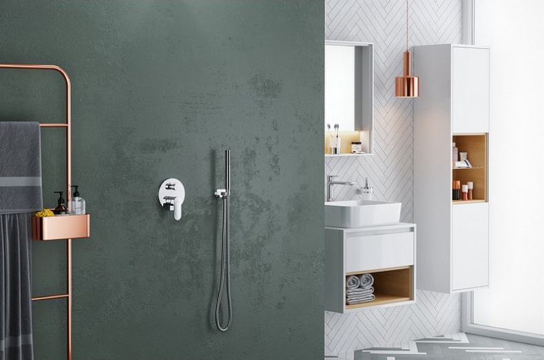 Тумба под накладную раковину Excellent Tuto 60 белый - светлое дерево  MLEX.0102.600.WHBL - 4