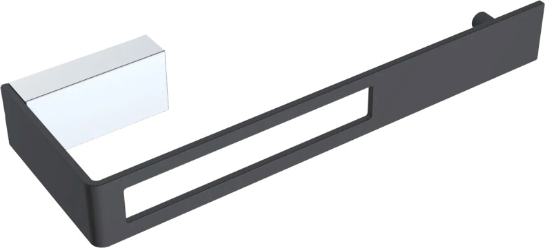 Полотенцедержатель Boheme Q 10945-CR-B Chrome & black - 0
