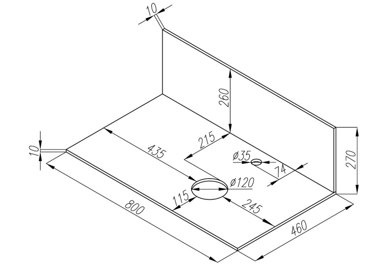 Тумба с раковиной и столешницей Aquaton Мишель 80 светлое дерево-голубой 1A2568K4MIDR0 - 7
