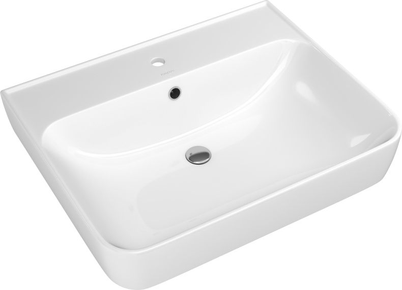 Тумба с раковиной Aquanet Виченца 60 белый глянец - 9