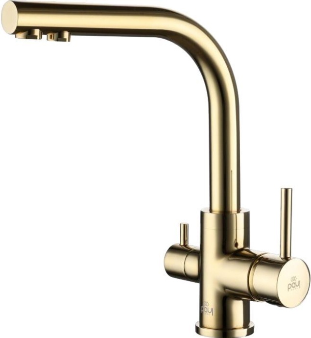  кухни Смеситель для кухни Paulmark Essen золото Es213011-G - 0