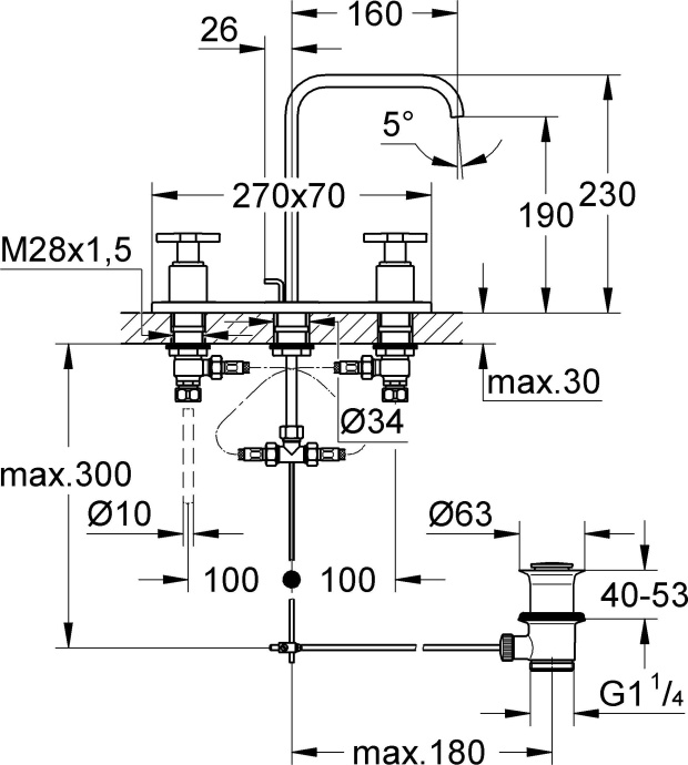 Смеситель Grohe Allure 20143000 для раковины - 5