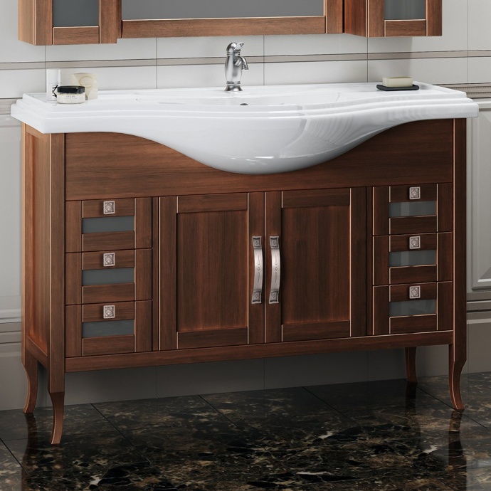 Тумба для комплекта Opadiris Мираж 120 светлый орех 00-00000058 - 0