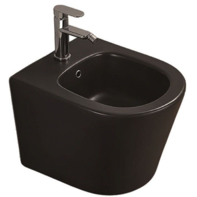 Биде подвесное Ceramalux черный, матовый  5330MB - 0