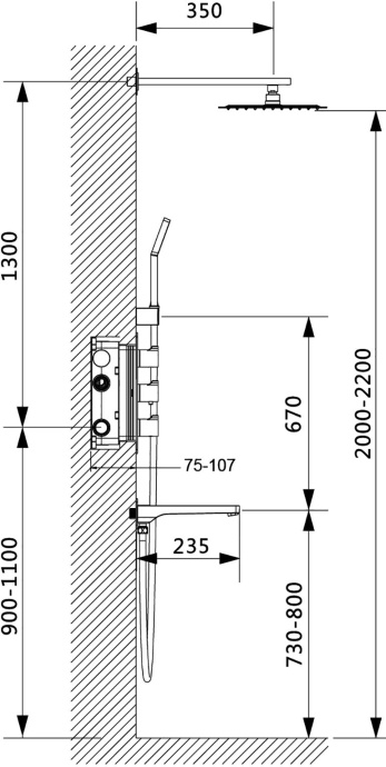 Душевой комплект Timo Petruma SX-5149/03SM - 7