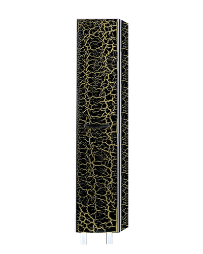 Шкаф-пенал Misty Джулия 35 черный краколет L Л-Джу05035-0213Л - 1