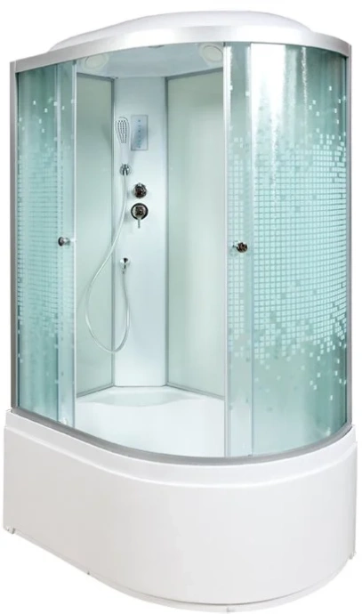 Душевая кабина Deto L 120х80 с электрикой  L920LEL - 1