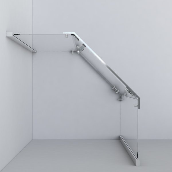 Душевой уголок Vincea Stresa VSP-1S900CL 90x90, профиль хром, стекло прозрачное - 4