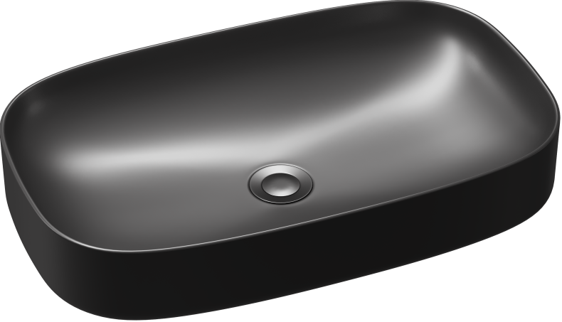 Раковина STWORKI накладная 65 3064-110 черная матовая - 0