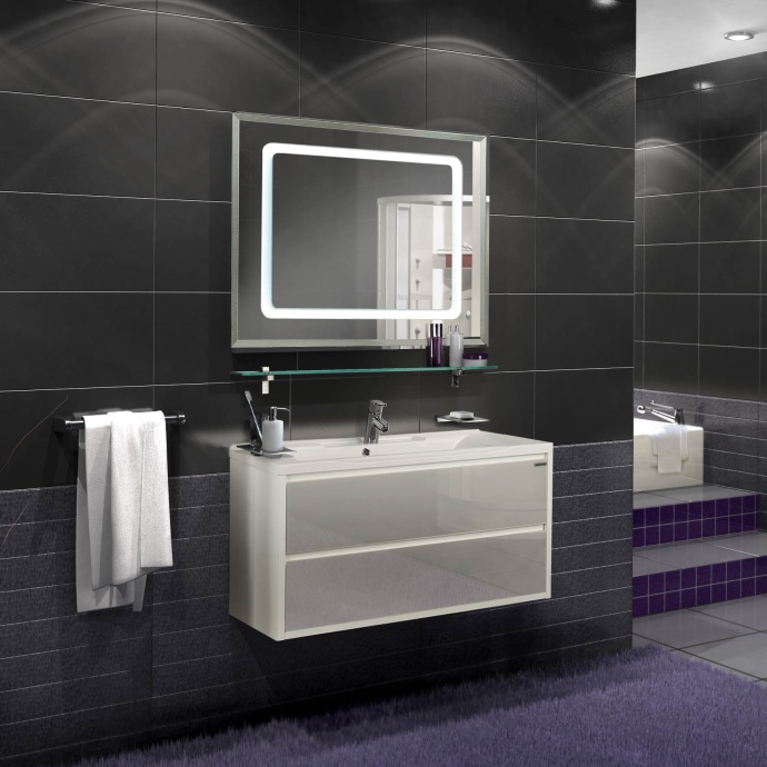 Мебель для ванной Акватон Римини 100 белая - 0