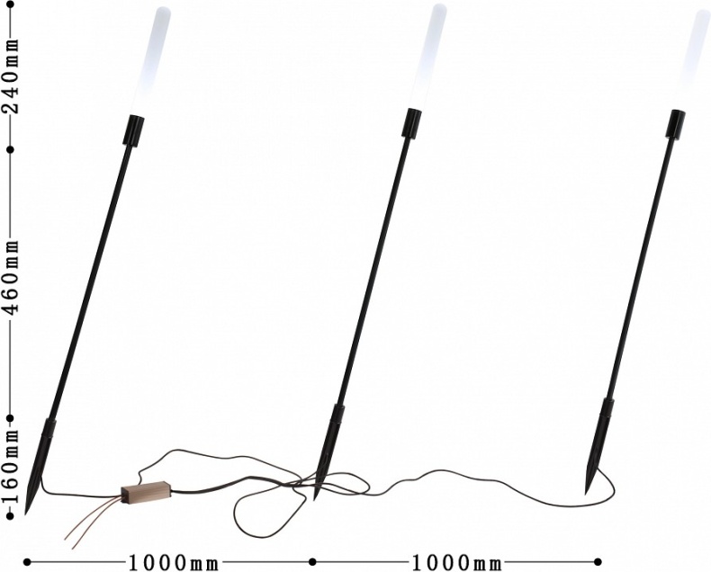 Наземный низкий светильник Favourite Reedy 4048-3T - 1