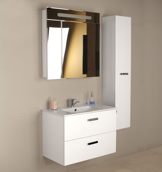 Тумба для комплекта Roca Victoria Nord 80 белая ZRU9000032 - 1