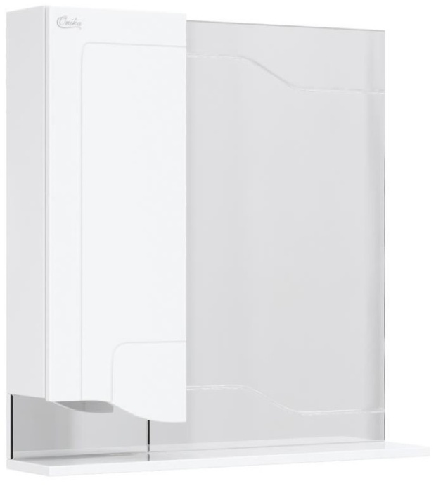 Зеркало-шкаф Onika Веронэлла 75  L белый  207521 - 0