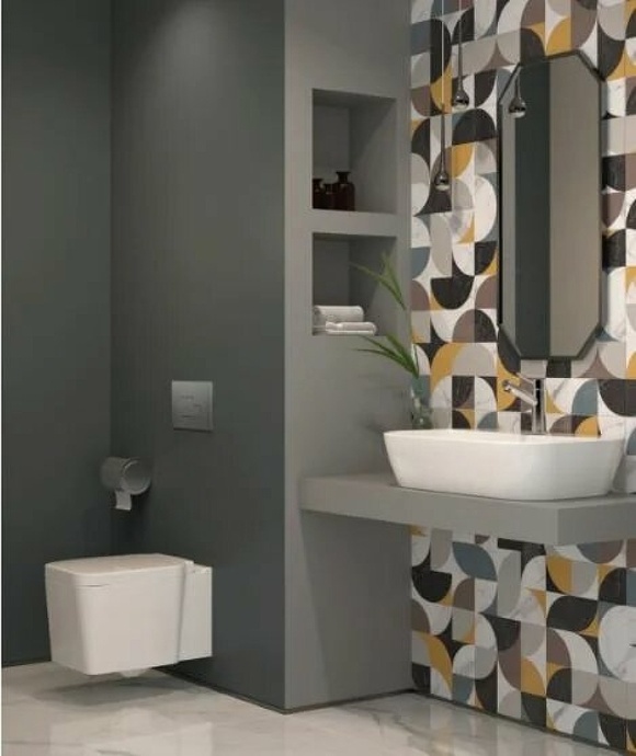 Раковина накладная beWash Albano 65.5 белый 36651001 - 1