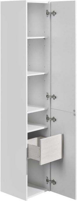 Шкаф-пенал Aquaton Сакура 33 R белый-светлое дерево 1A219903SKW8R - 1