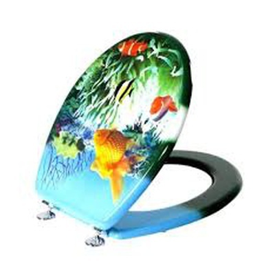 Крышка-сиденье BelBagno Ancona с рисунком  BB2004SC-WTP - 0