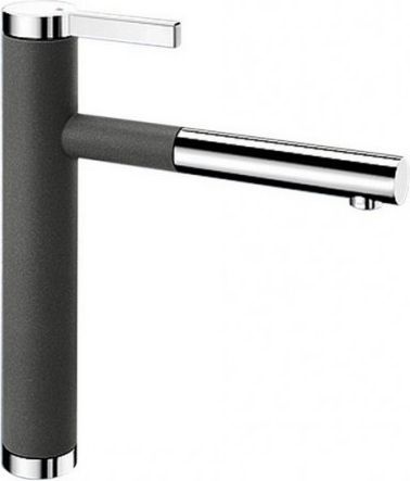 Смеситель для кухонной мойки Blanco Linee серый, хром  518804 - 0