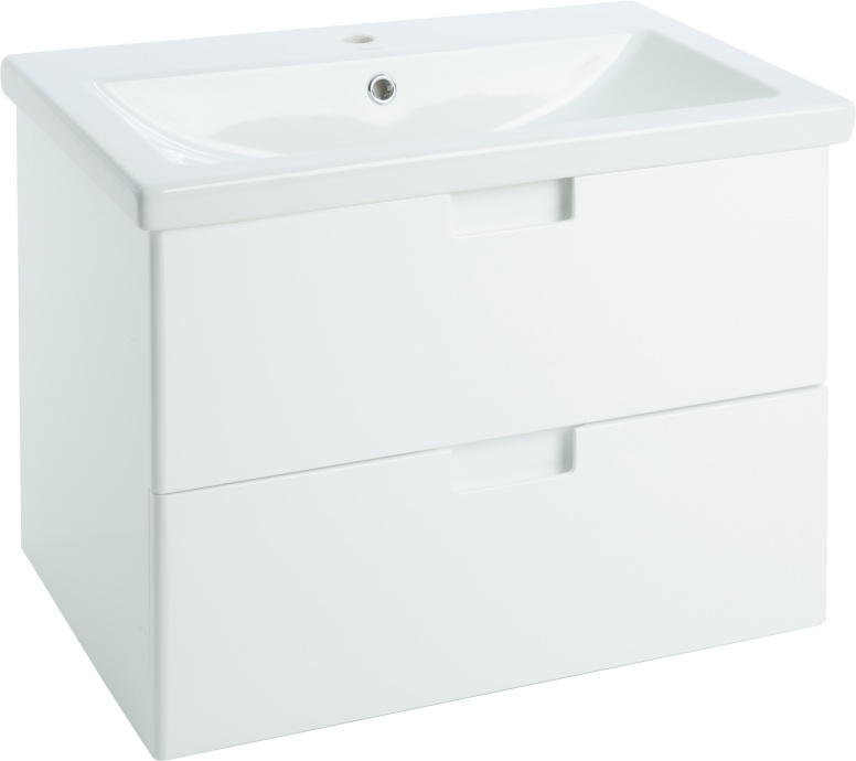 Тумба для комплекта Bellezza Пегас 70 подвесная, белая 4630411270011 - 0