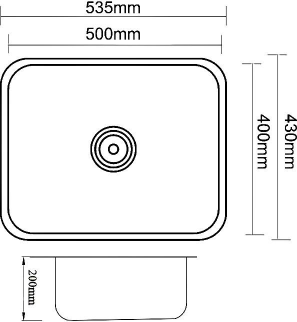 Мойка кухонная Zorg Inox Pvd SZR-5343 bronze SZR 5343 BRONZE - 1