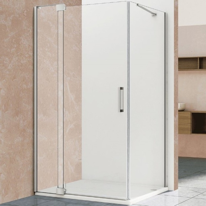 Душевой уголок Vincea Extra 120х80 хром стекло прозрачное VSR-1E111280CL - 0