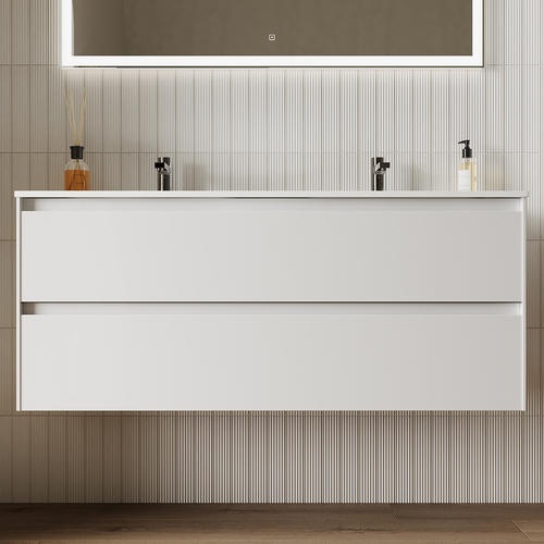 Тумба под раковину Sancos Cento 120 белый, глянцевый  CN120-2W - 1