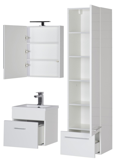 Шкаф-пенал Aquanet Нота белый 165407 - 9