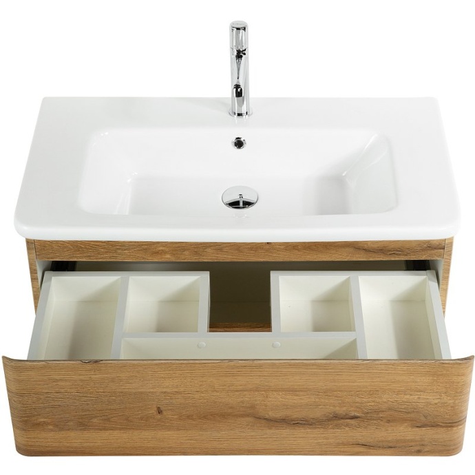 Тумба с раковиной BelBagno Albano 80 светлое дерево не - 1