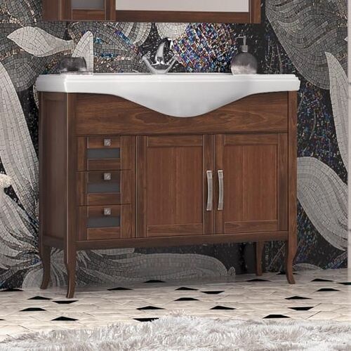 Тумба под раковину Opadiris Мираж 100 темное дерево 00-00005725 - 0