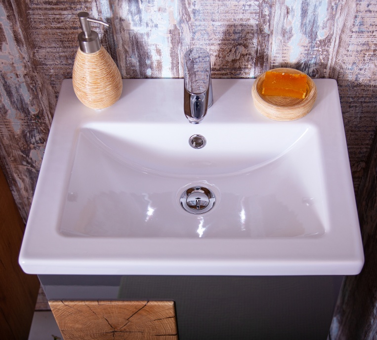 Тумба для комплекта Бриклаер Фостер 50 дуб золотой, антрацит 4627125414640 - 4