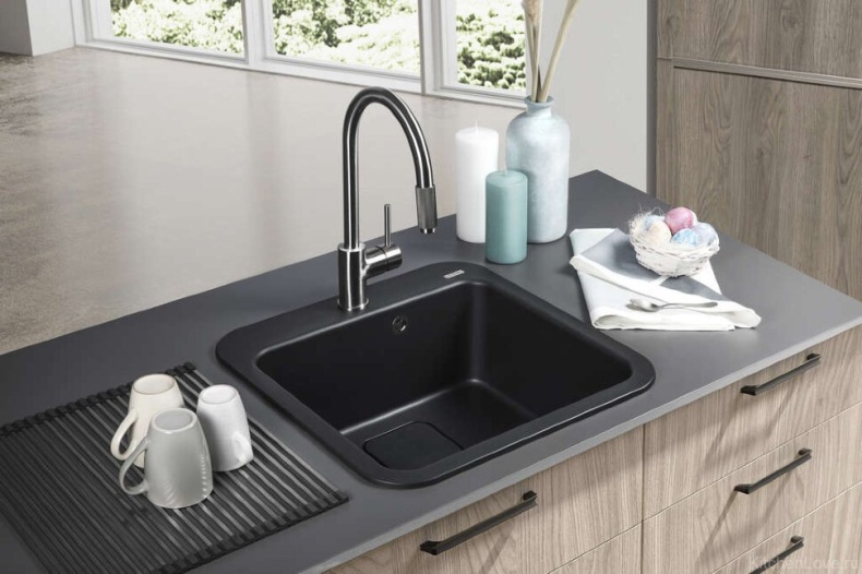 Мойка кухонная Omoikiri Tasogare 51 черная 4993742 - 3