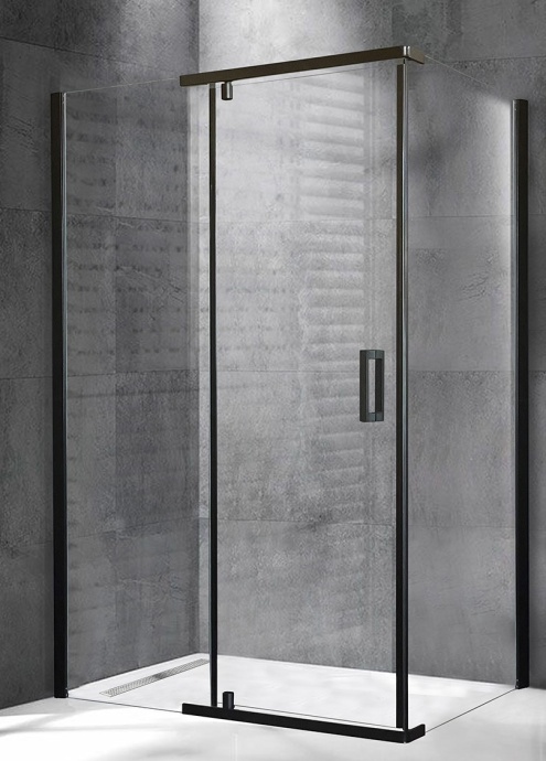 Душевой уголок Royal Bath HPVD 130х90 профиль черный стекло прозрачное RB9130HPVD-T-BL - 0