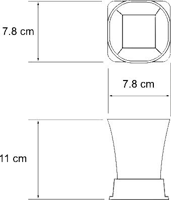 Стакан Wasserkraft Amper K-5428black - 3