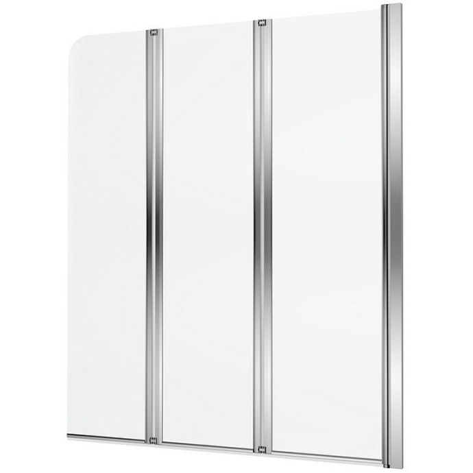 Шторка для ванны Excellent Fliper 120 хром правая KAAX.1309.1200.PR - 0