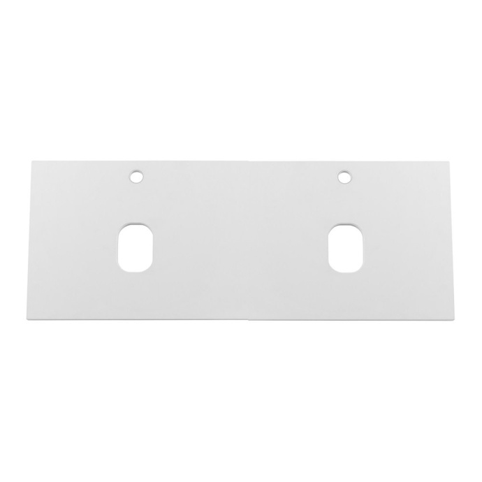 Столешница под раковину с двумя отверстиями BelBagno 120 белый EK-120-2-BL - 0