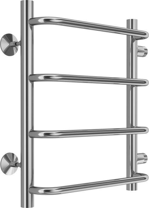 Водяной полотенцесушитель Terminus Стандарт П4 400x500 Хром боковое подключение 4670078530301 - 1