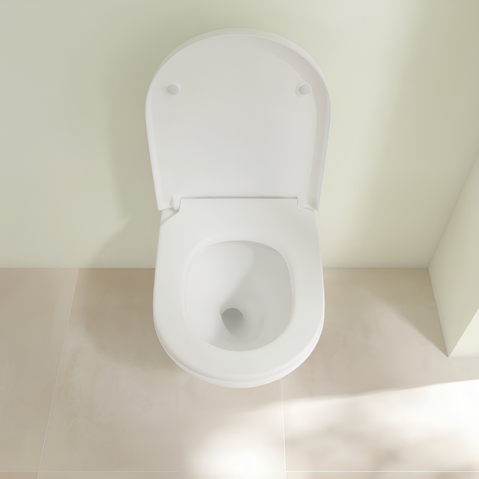 Подвесной унитаз Villeroy&Boch Subway 3.0 белый без сиденья 4670T001 - 2