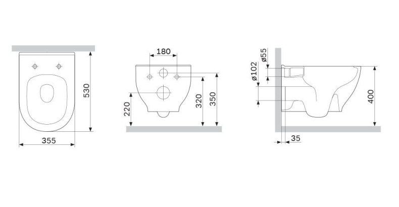 Унитаз подвесной AM.PM Like FlashClean с микролифтом C801701SC - 7