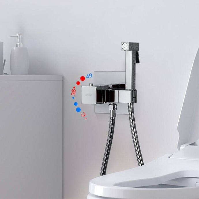 Термостатический смеситель с гигиеническим душем Gappo G7207-40 - 8