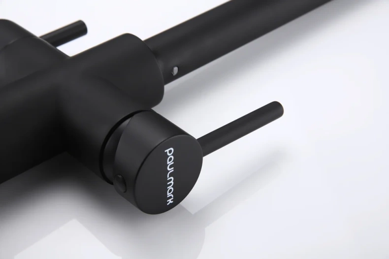 Смеситель для кухни Paulmark Lange темно - серый матовый La214212-401 - 14